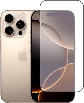 5D Aizsargstikls Apple iPhone 16 Pro Max 6.9'', Melns Pilna Pārklājuma (Tempered Glass)