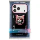 Чехол Nimmy для iPhone 17 Pro Glasses Cool Cat MagSafe, черный / розовый