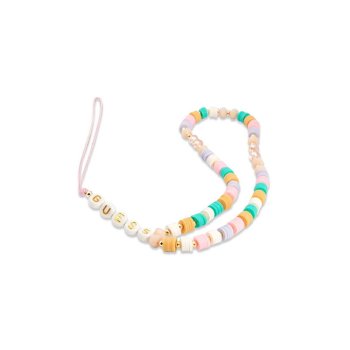 Guess pendant GUSTFLWP Phone Strap pink/pink Heishi Beads