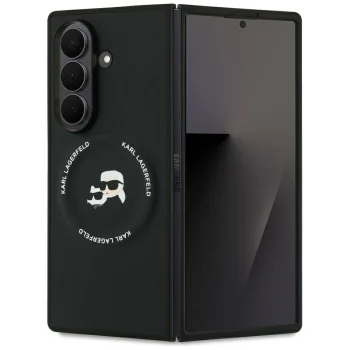 Чехол Karl Lagerfeld для Samsung Galaxy Z Fold7 Karl&Choupette Logo MagSafe, черный