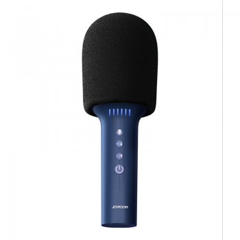 Joyroom Bezvadu Bluetooth Bērnu Karaoke Mikrofons ar Iebūvētu Skaļruni, Zils | Portable Wireless Microphone with...