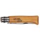 Opinel No. 08 Carbon Pocket Knife with Sheath in Wooden Box