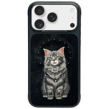 Nimmy Lucky Cat MagSafe Vāciņš iPhone 17 Pro Max - Melns | Phone Case Cover