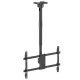 Потолочное крепление для ТВ Maclean MC-112 B, 43-86\", 60 кг, VESA 600x400, черное