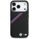 BMW iPhone 17 Pro чехол M Tricolor Metal Logo MagSafe, черный