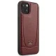 Mercedes iPhone 15 vāciņš Leather Urban Bengale, sarkans