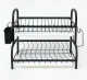 Gotel Q83F 2-Tier Dish Drainer with Drip Tray