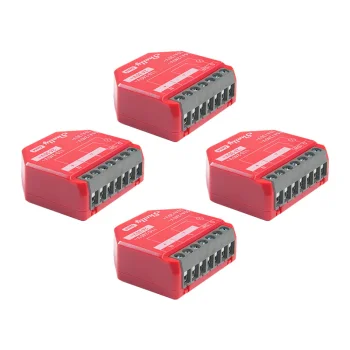 Комплект умных реле Shelly 1 PM Gen4 Zigbee/Matter (4 шт.)