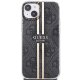 Guess IML 4G Gold Stripe case for iPhone 15/14/13 - black