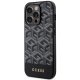 Guess iPhone 14 Pro Max vāciņš G Cube Stripes MagSafe, melns