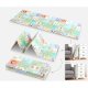NICEKIDS Double-sided Foldable Foam Play Mat Pad Rug for Children, Alphabet/Owls, 200x150cm
