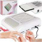 80W Bagless Nail Dust Collector with Cassette Filter for Manicure