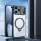 Чехол Dux Ducis Aimo Mag для iPhone 17 Pro с кольцом-подставкой, черный