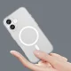 Чехол Magnetic Abrasive для iPhone 17, совместимый с MagSafe — матовый белый