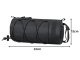 Waterproof Bicycle Handlebar Bag with Shoulder Strap, Black