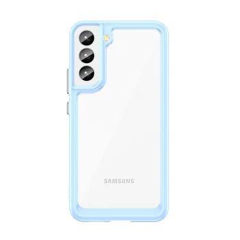 Vāciņš Samsung Galaxy S22+ (S22 Plus) Outer Space Case ar TPU rāmi, zils