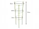 Plant Support Ring 90 cm with 3 Adjustable Rings, Green