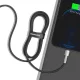 Кабель USB - Lightning Baseus Cafule CALJK-A01 2.4A 1м Черный