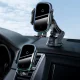 Baseus Smart Automašīnas Telefona Turētājs ar Bezvadu Uzlādes Funkciju un Sensoru 15W, Melns | Phone Bracket...