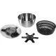 Salātu žāvētājs Gefu Speedwing 5 l, sudraba / melns
