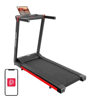 Складная электрическая беговая дорожка DeerRun A1 Pro, черно-красная