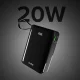 Внешний аккумулятор Sbs 20000 mAh 20W со встроенным USB-C кабелем и LCD,...