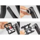Rockbros K3462F-BK velosipēdu pedāļi ar ātro noņemšanu, melni