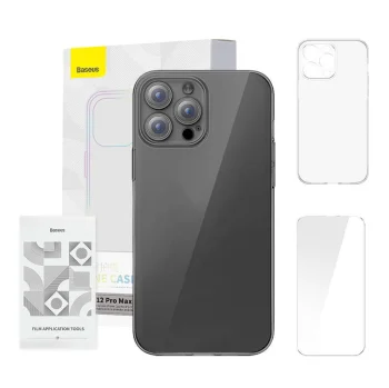 Baseus Crystal Clear Phone Case for iPhone 12 Pro Max, Transparent