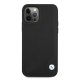 Apple iPhone 12 / 12 Pro 6,1\" BMW Leather Deboss Case Cover (BMHCP12MRCDPK), Black | Telefona Maciņš Vāks Apvalks...