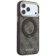 Guess Ring Stand 360 4G Classic Logo vāciņš iPhone 18 / 17 Pro Max, brūns