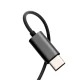 Joyroom TYPE-C Series JR-EC07 USB-C Ieliekamās Austiņas, Melnas