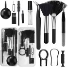 Cleaning kit for earbuds, phone and keyboard 17-in-1, grey