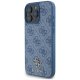 Guess HC PU 4G Small 4G и Classic чехол для iPhone 16 Pro Max MagSafe - Синий