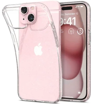 Spigen Liquid Crystal iPhone 14 Plus vāciņš Caurspīdīgs ar spīdumiem