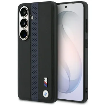 BMW Perforated Stripe Logo MagSafe vāciņš Samsung Galaxy S26, zils