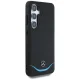 Чехол Mercedes Leather Contrasted Blue MagSafe для Samsung Galaxy S25, Черный