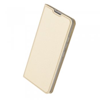 Nokia 1.4 DUX DUCIS Leather Cover Case, Gold | Telefona Maciņš Vāciņš Apvalks Grāmatiņa