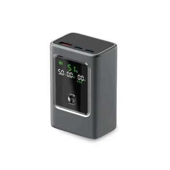 Sbs TTBB10000LCDPD35 10000mAh PD 35W ārējais akumulators ar LCD displeju, pelēks