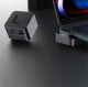 Hub Joyroom S-H121 USB-C statīvs – USB-A 3.0 / RJ45 / HDMI / USB-C / Thunderbolt MacBook Pro datoriem – pelēks