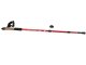 Skandināvu Nūjošana Teleskopiskās Staigāšanas Nūjas 2gab., Sarkanas | Nordic Walking Pole Set