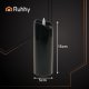 Ruhhy 26382 LED Candles 15cm 12 Pcs Black