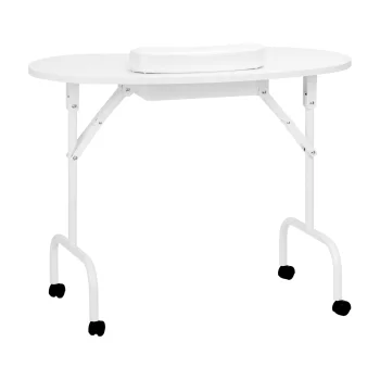 Складной маникюрный стол Activeshop 4031 с сумкой, белый