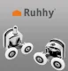 Набор роликов для дверей душевой кабины, 8 шт., Ruhhy 22900