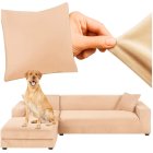 Ruhhy Stretch Corner Sofa Cover 145-185cm, Beige 26031