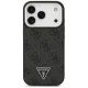 Guess 4G PU Leather MagSafe vāciņš iPhone 17 Pro, melns