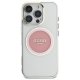 Guess iPhone 16 Pro Max vāciņš IML Metal Colored Circle MagSafe, rozā