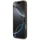 Чехол Guess Leather 4G Triangle Strass MagSafe для iPhone 17 Pro Max - коричневый