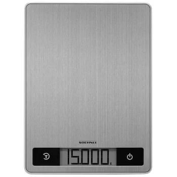 Soehnle Page Profi 200 virtuves svari, 15 kg, sudraba krāsā