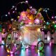Ziemassvētku Virtene 100 LED Lampiņas Gaismas uz Baterijām, Daudzkrāsaina | Battery Operated String Christmas Fairy...