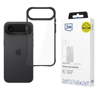 Чехол 3mk Satin Armor Case+ для iPhone Air, прозрачный черный
